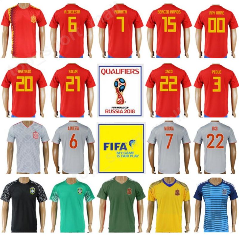 Spain Soccer Jersey 10 Cesc Fabregas 