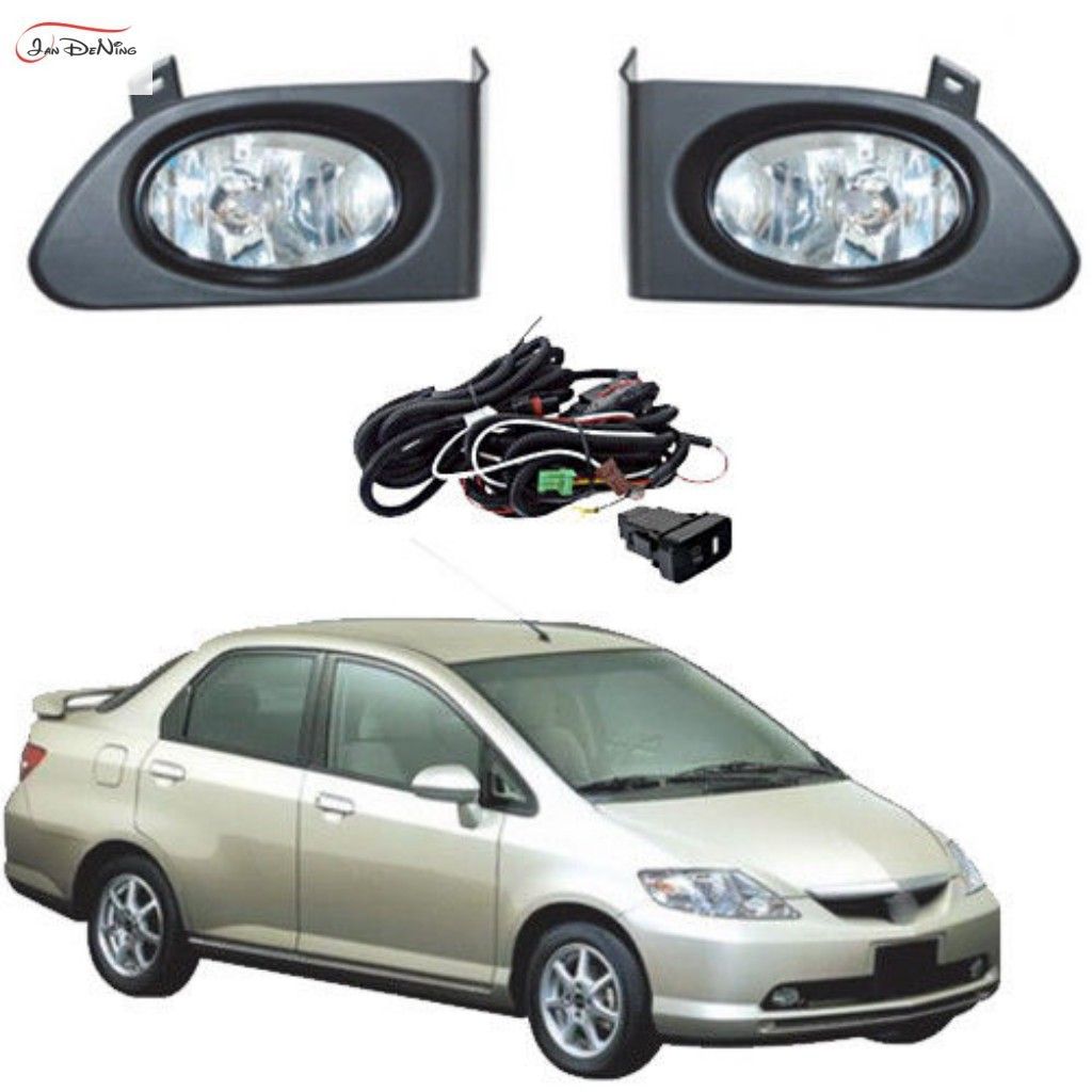 Car Fog Lights For Honda City 2003 2005 Halogen Bulb Front Fog Lights