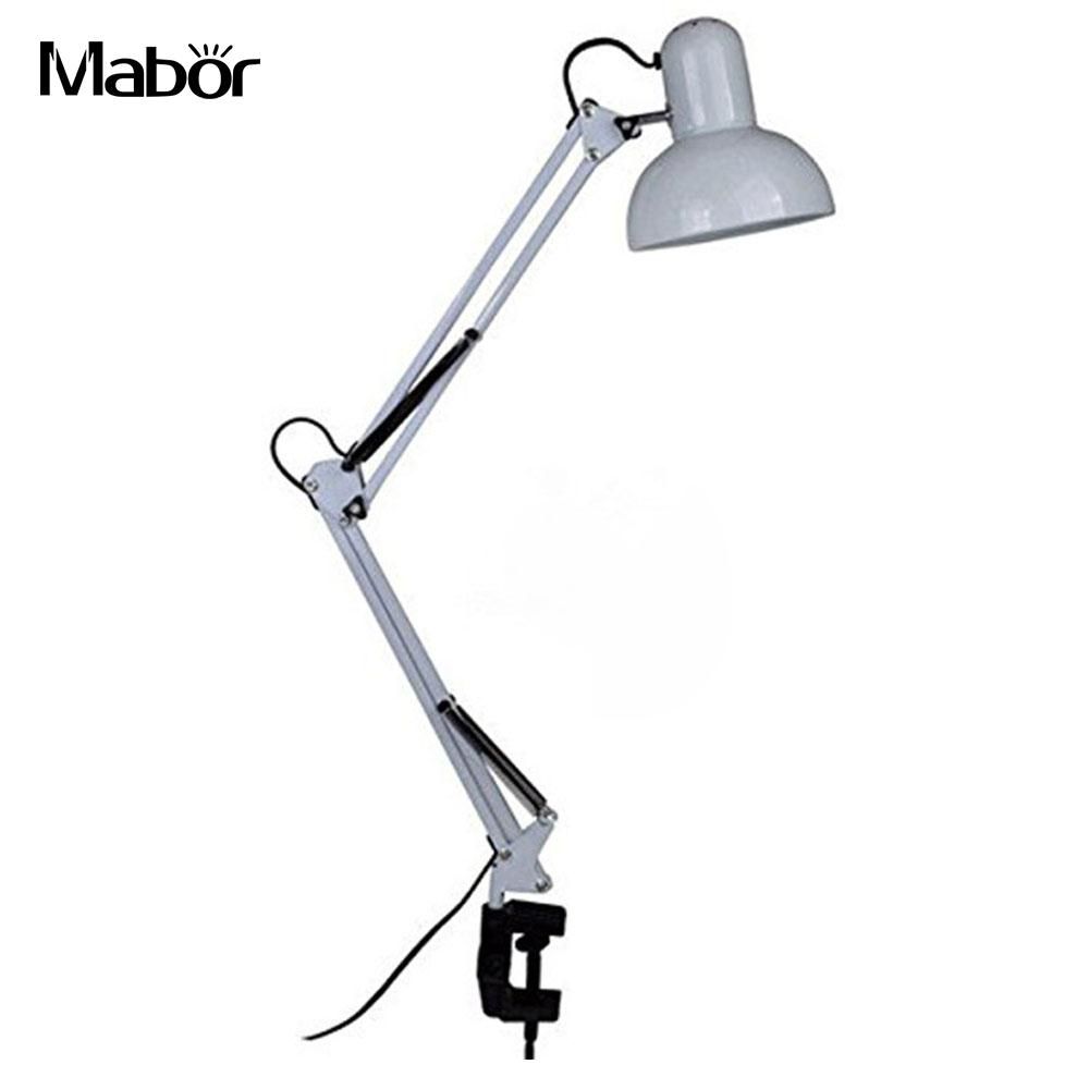 2019 E27 Led Classic Swing Arm Bedside Lamp Table Light