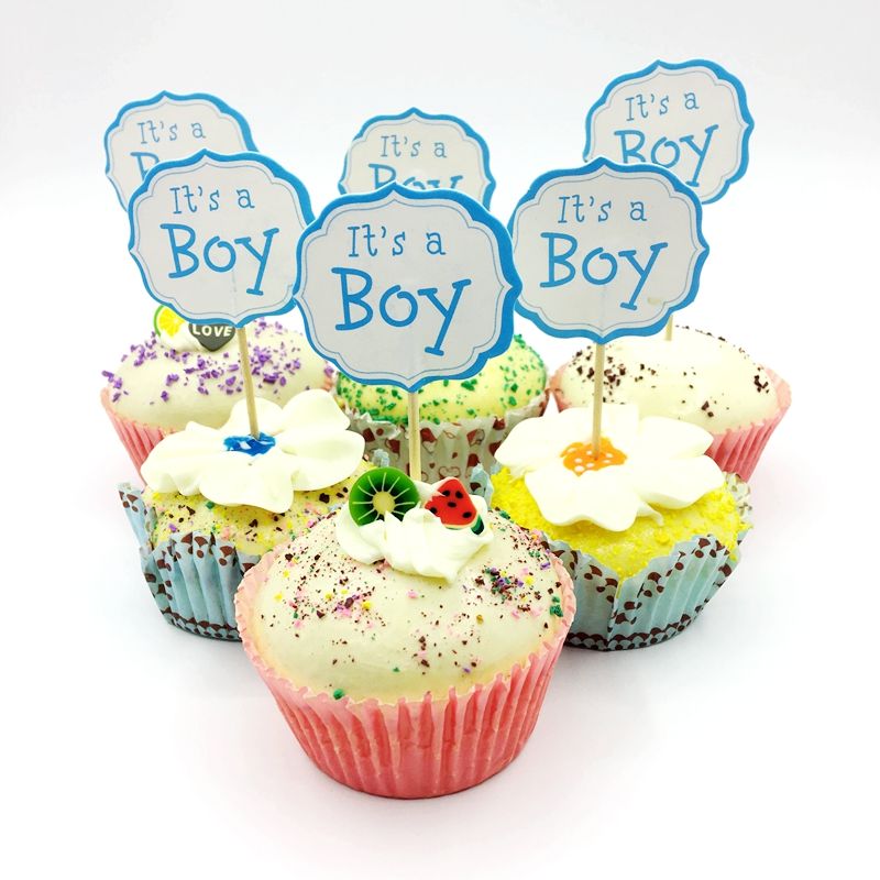 Gadgets Kermesses Tombolas Maison Garcon Fille Type Enfants Fete D Anniversaire Cupcake Toppers Baby Shower Gateau Decorations