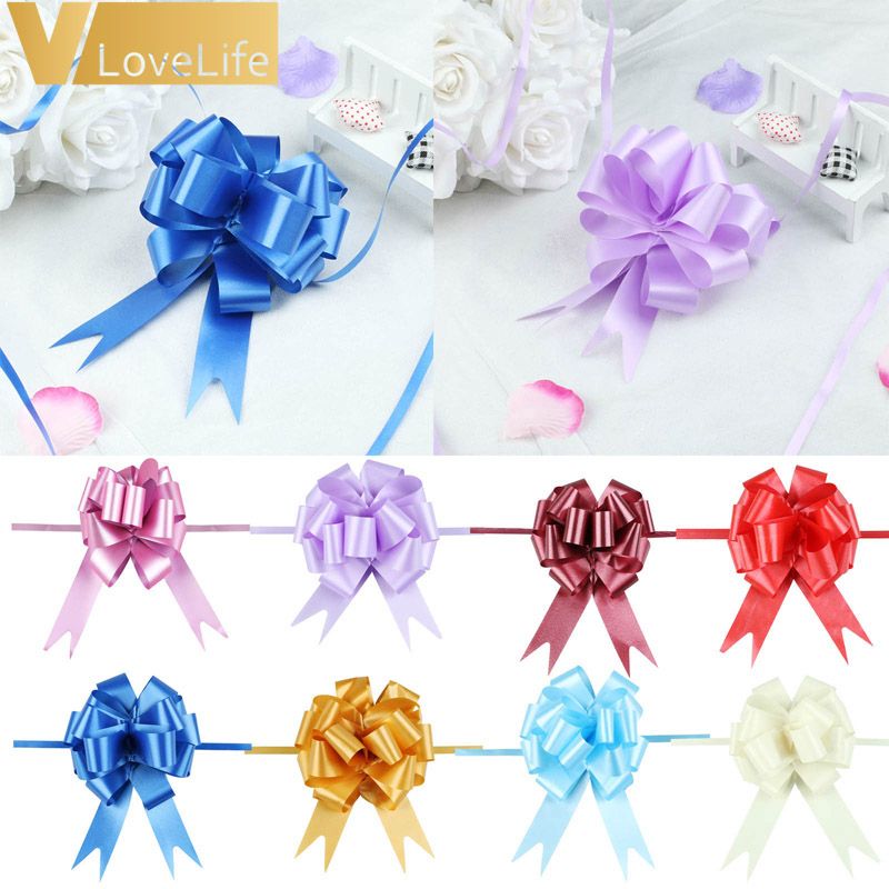 purple gift wrap ribbon