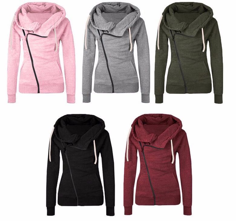 ladies zippered sweaters