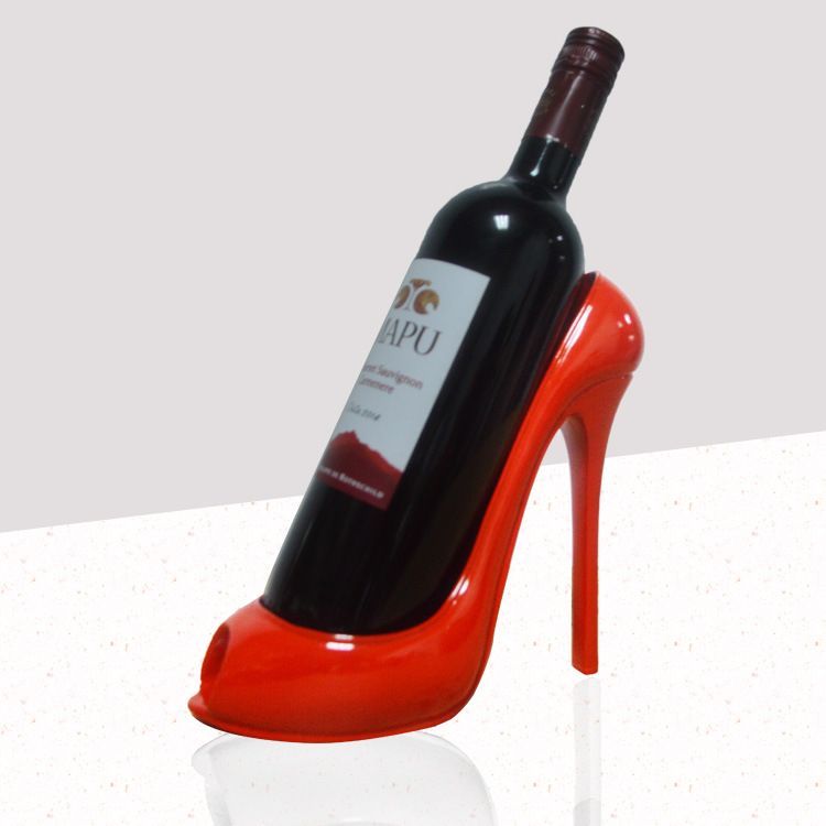 2021 High Heel Shoe Wine Bottle Holder Shoes Design Silicone Wine