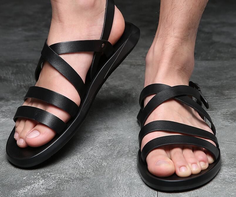 Sandalias hombres 2018 nuevos zapatos de playa del verano, sandalias casuales de los hombres