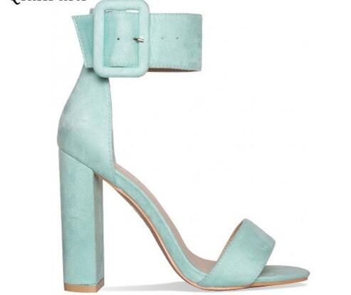 mint block heels