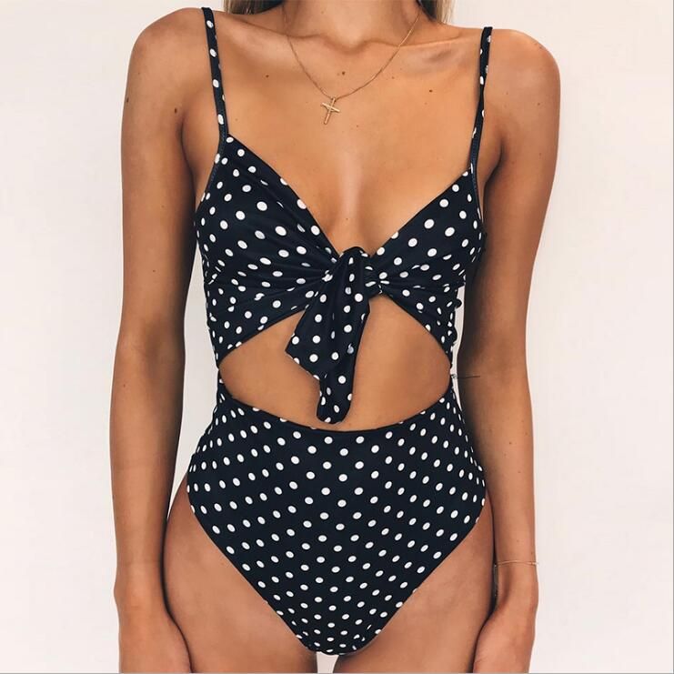 polka dot 2 piece swimsuit