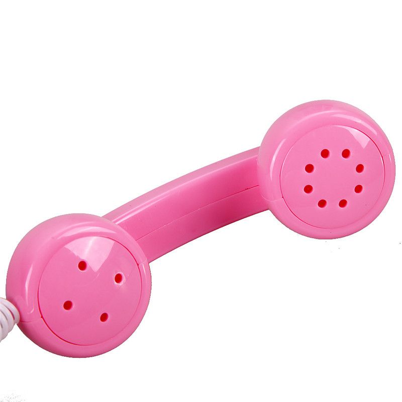 Educational Emulational Pink Phone Pretend Play Toys Girls Toy Gifts 