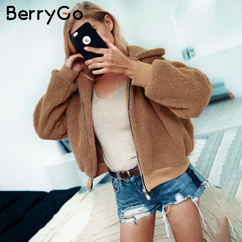 teddy jacket short