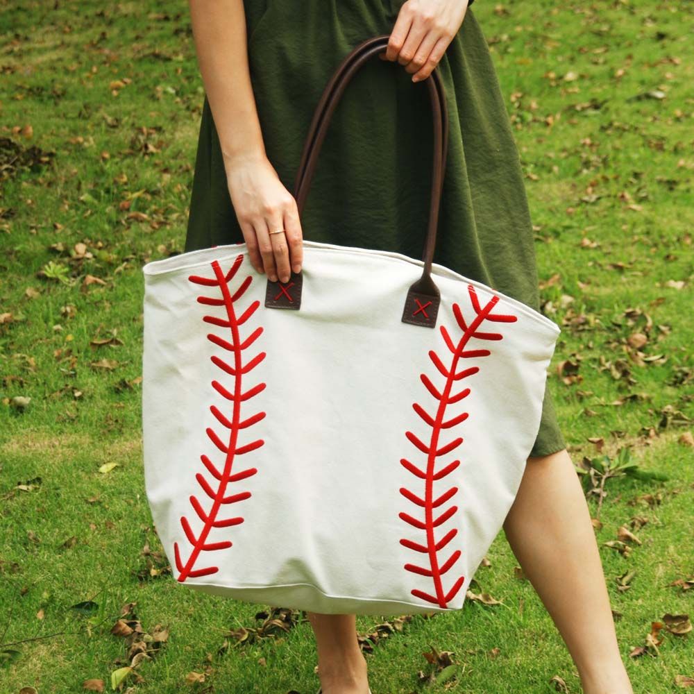 canvas baseball bolsa