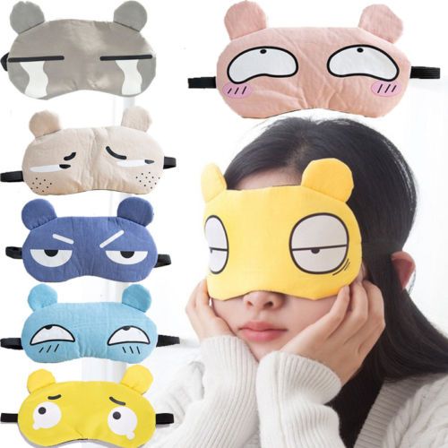 Nouveauté Masque Yeux Voyage Sleepwear Bandeau Drôle Cadeau Fête Sommeil Patch Blinder