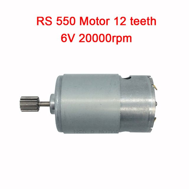 RS550VC DC Motor 21V 29800RPM Electric Saw Motor With 14 Teeth 8.2MM Gear - Foto 4