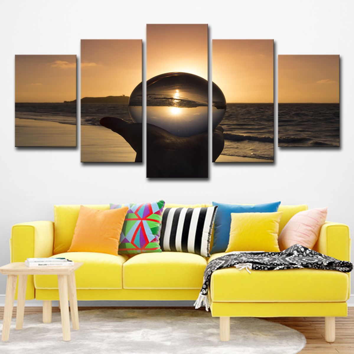 Compre Lienzo Arte De La Pared Imagenes Pintura Modular Habitacion