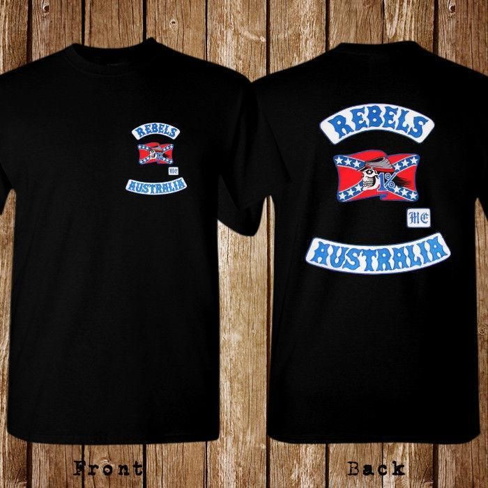 Rebels Australia Motorcycle Club MC Size S 5XL T Shirt From $15.53 | DHgate.Com