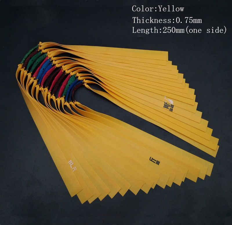 Orange Yellow rubber band-0.75mm