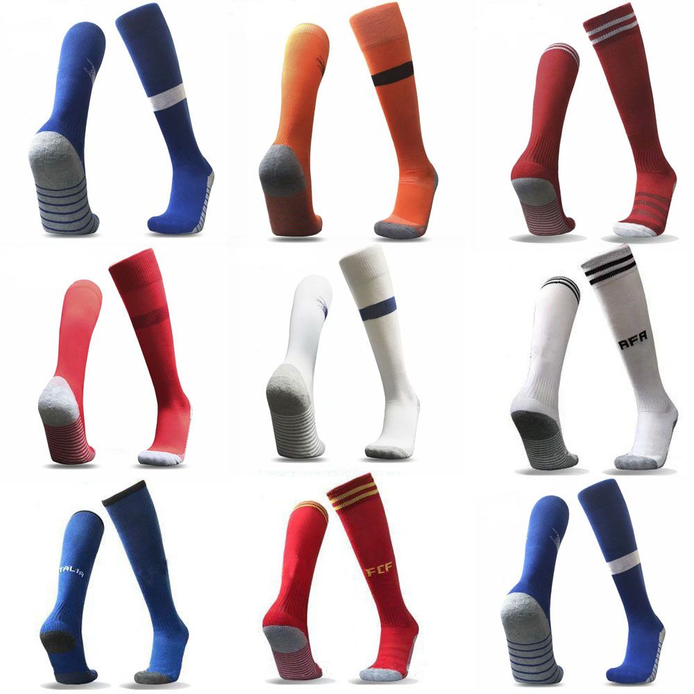 2020 2018 World Cup Soccer Socks Adults Argentina Belgium Calcetine