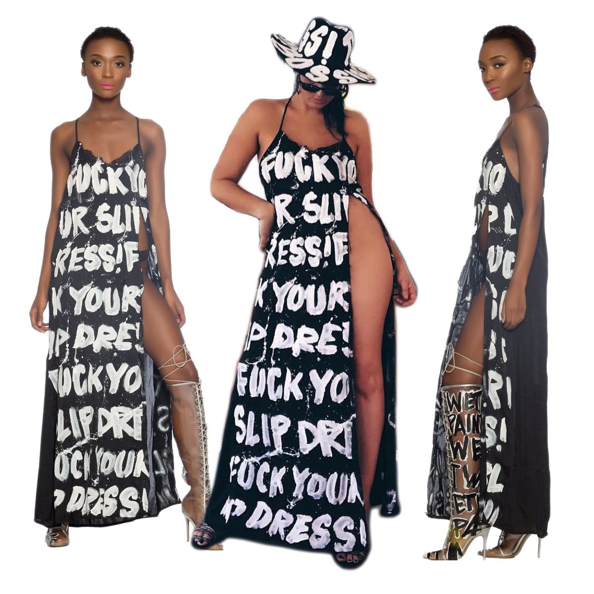 high split maxi dress