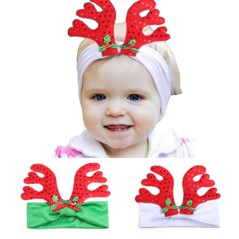 christmas hair bands for babies