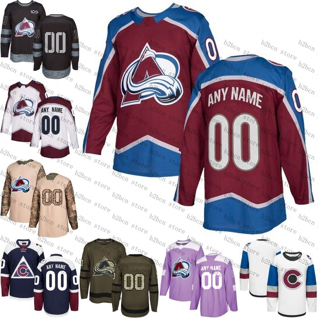 colorado avalanche custom jersey