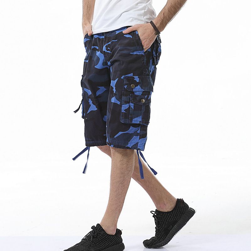 SHIFUREN Camo Baggy Cargo Shorts Men SHIFUREN Camo Baggy Cargo Shorts Men