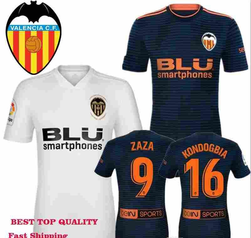 Valencia CF Soccer Jerseys 2018 2019 Chandal Adulto Inicio 100º Logo Oro  Jersey 18 19 Camisetas Visitante Hombre ZAZA Gaya Kondogbia Guedes FUTBAL  Por Nibuqingchu, 11,63 € | Es.Dhgate.Com
