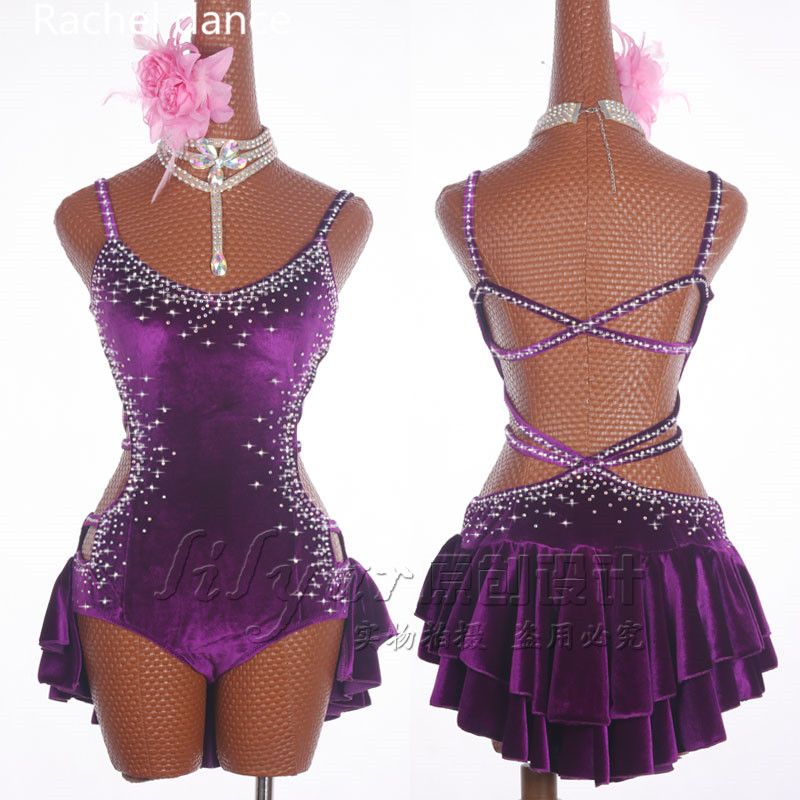 Compra 2017 Profesión Vestido De Baile Latino Mujeres Ropa Danza Poliéster  Salsa Samba Tango Ballroom Traje Vestido Latino Para Niña Barato | Entrega  Rápida Y Calidad | Es.Dhgate