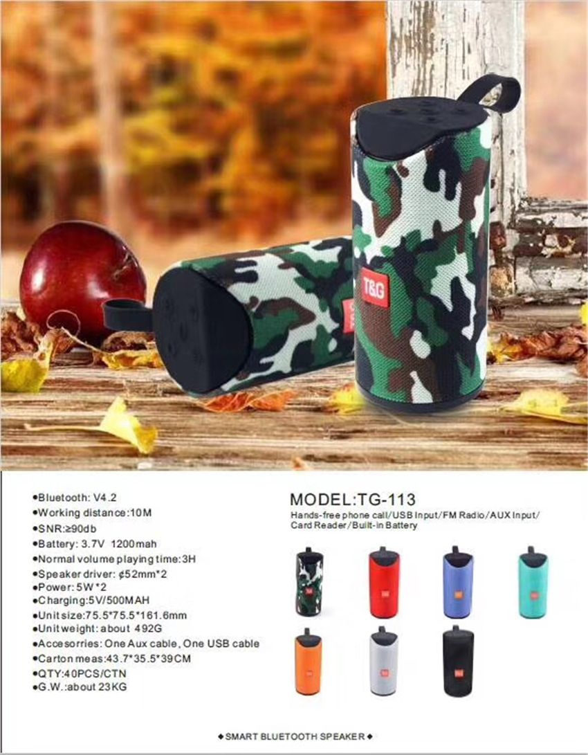 t&g wireless bluetooth speaker