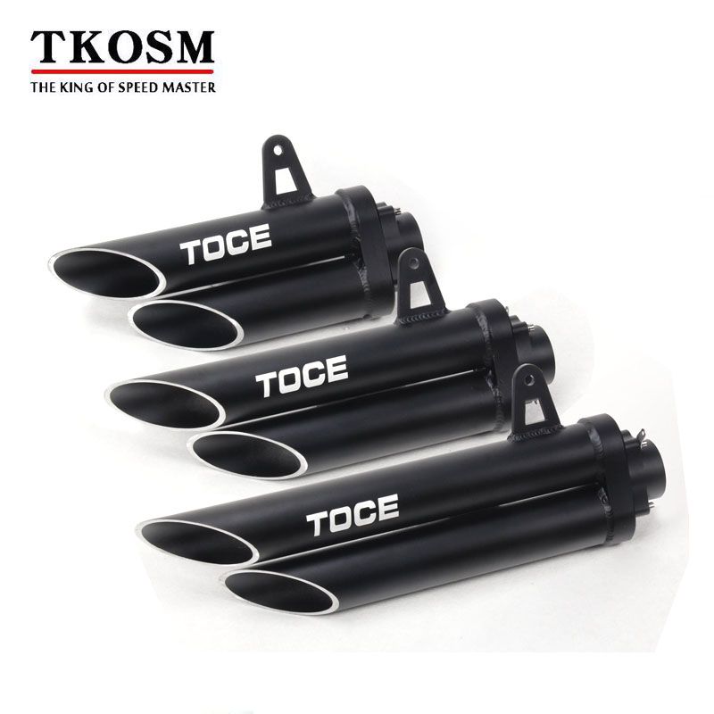 36-51mm Metal Exhaust Muffler Tail Pipe Slip On for Motorbike Reliable 330mm 36-51mm Metal Exhaust Muffler Tail Pipe Slip On for Motorbike Reliable 330mm