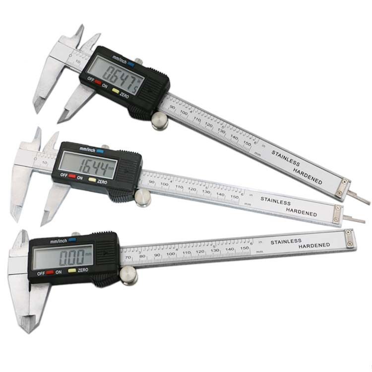 6in Stainless Steel High Precision Vernier Caliper Micrometer Ruler Gauge 150mm