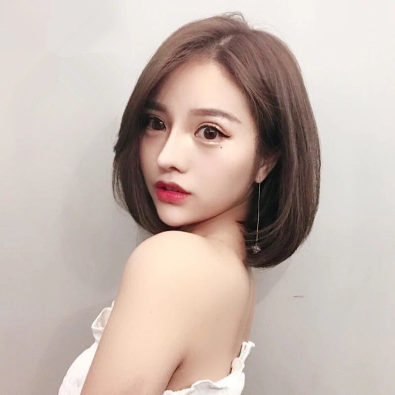 Foreign Trade European Wig Ma Am Short Hair Short Straight Hair
