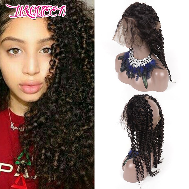 Malaysian Virgin Human Hair 360 Lace Frontal Deep Wave Baby Hair