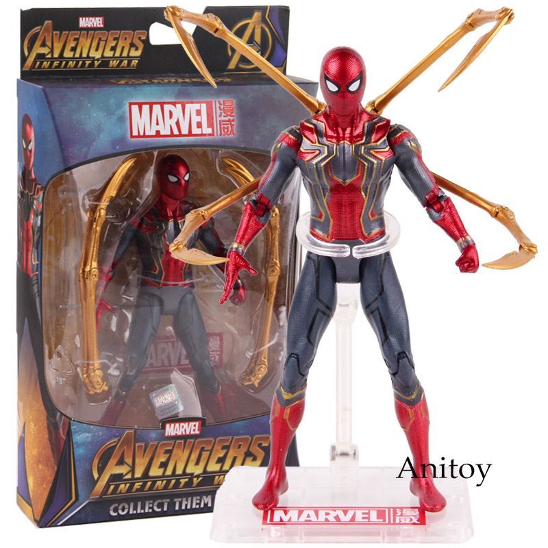 Hot Toys Marvel Avengers Infinity War Iron Spider Spiderman Figura de  acción PVC Spider Man Figura