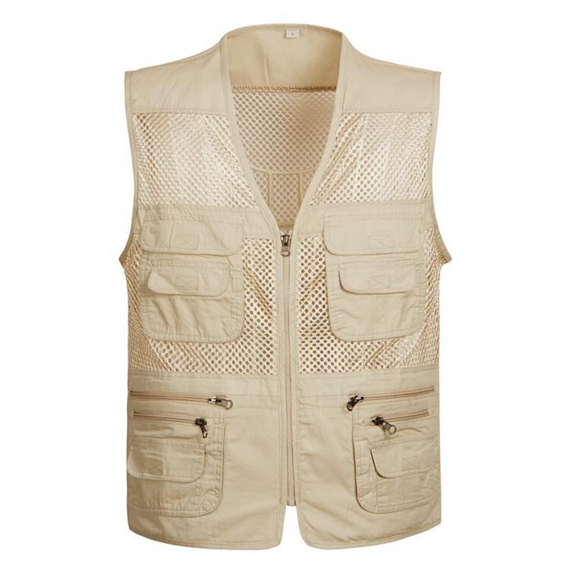 2022 Mens Photographer Vest Multi Pockets Cheap Vests Out Door Shooting