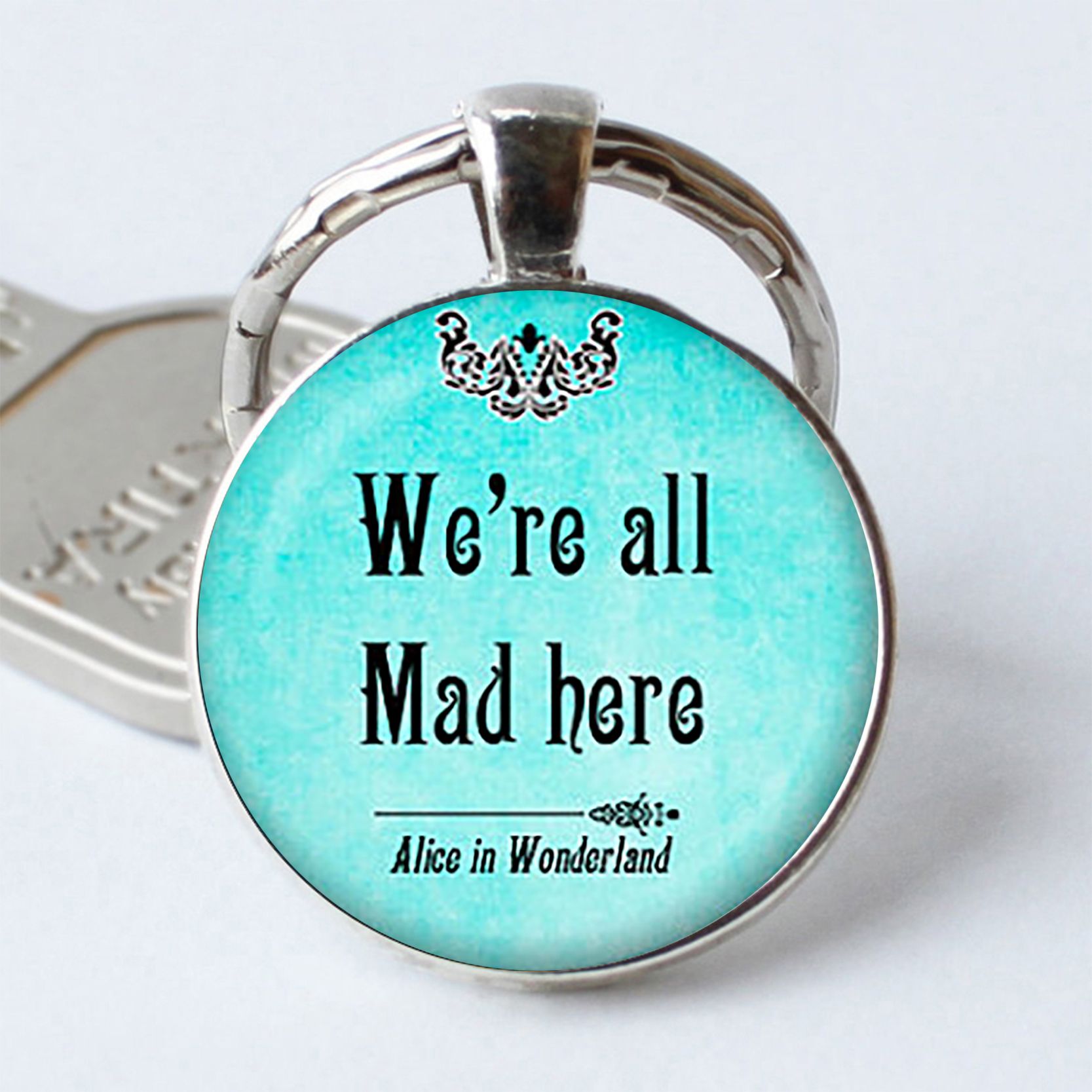 Acheter Pas Cher Tant De Livres Si Peu De Temps Plaque Porte Cles Citation Ronde En Verre Dome Pendentif Porte Cles Porte Anneaux Mans Femme Cadeau Du 4 1 Fr Dhgate