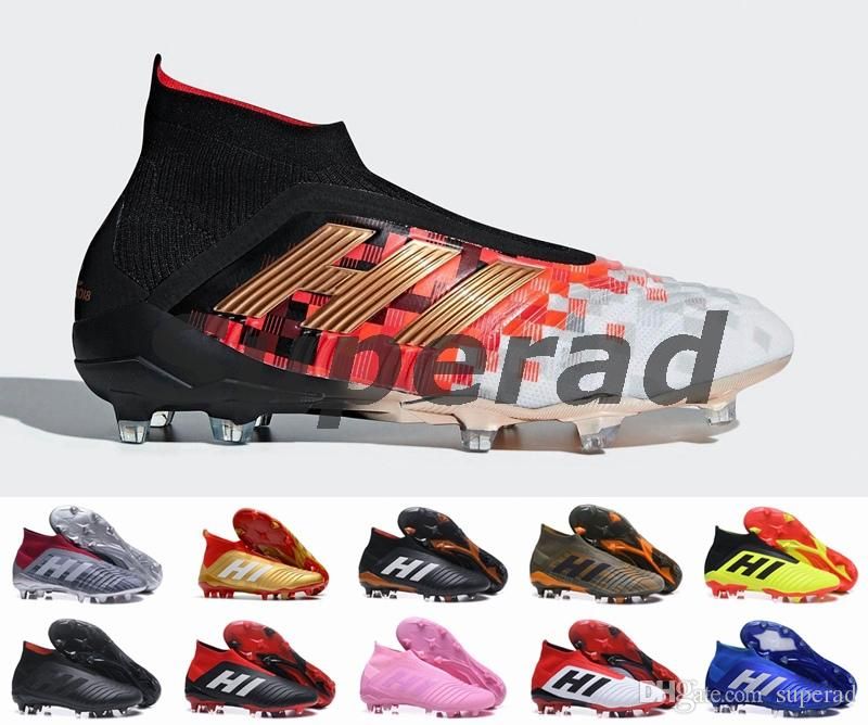 botines fútbol para niños Predator Telstar 18+ FG hombre botas de fútbol Pogba