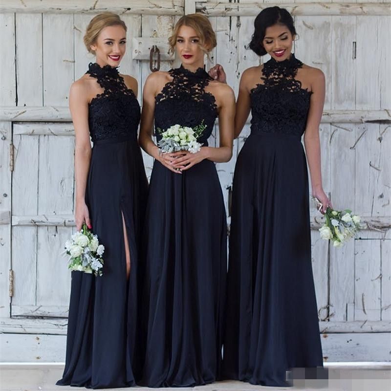 navy blue bridesmaid dress canada