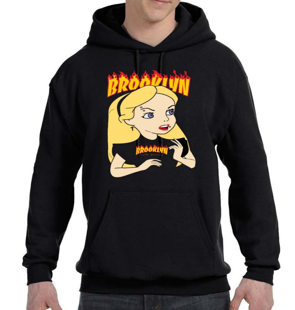 Compre Hoodie Do Animal Do Hype Da Chama De Cinderella Brooklyn Moletom Com Capuz De Dragonballtshirt, $178,45 | Pt.Dhgate.Com