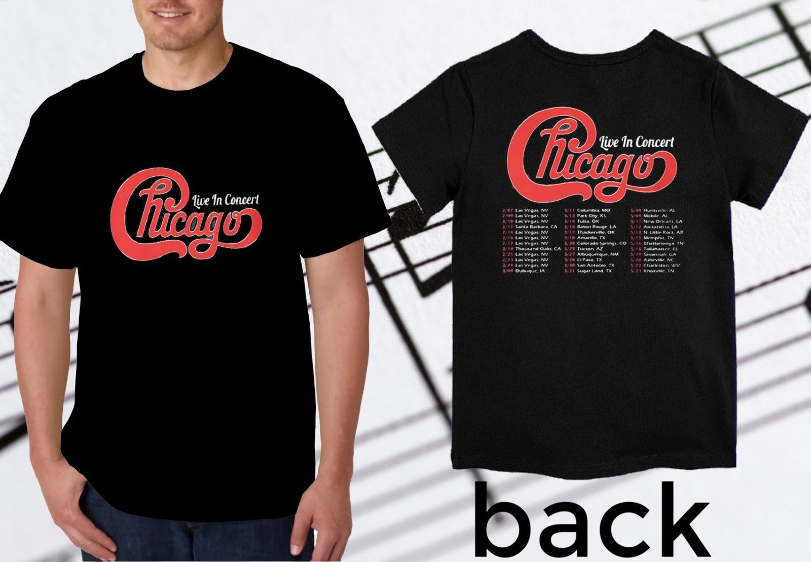 chicago band shirt