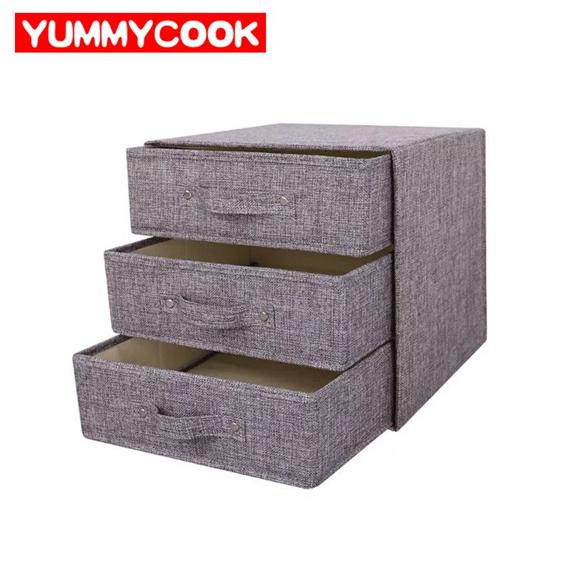 2019 Underwear Drawer Organizer Bra Socks Storage Box Clothing