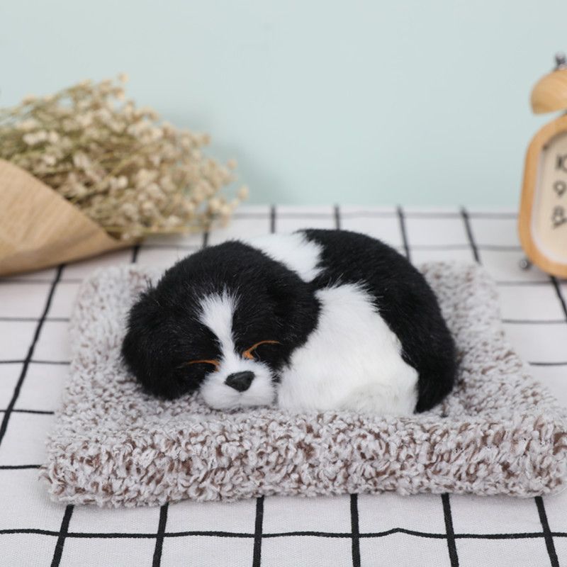 sleeping dog stuffed animal
