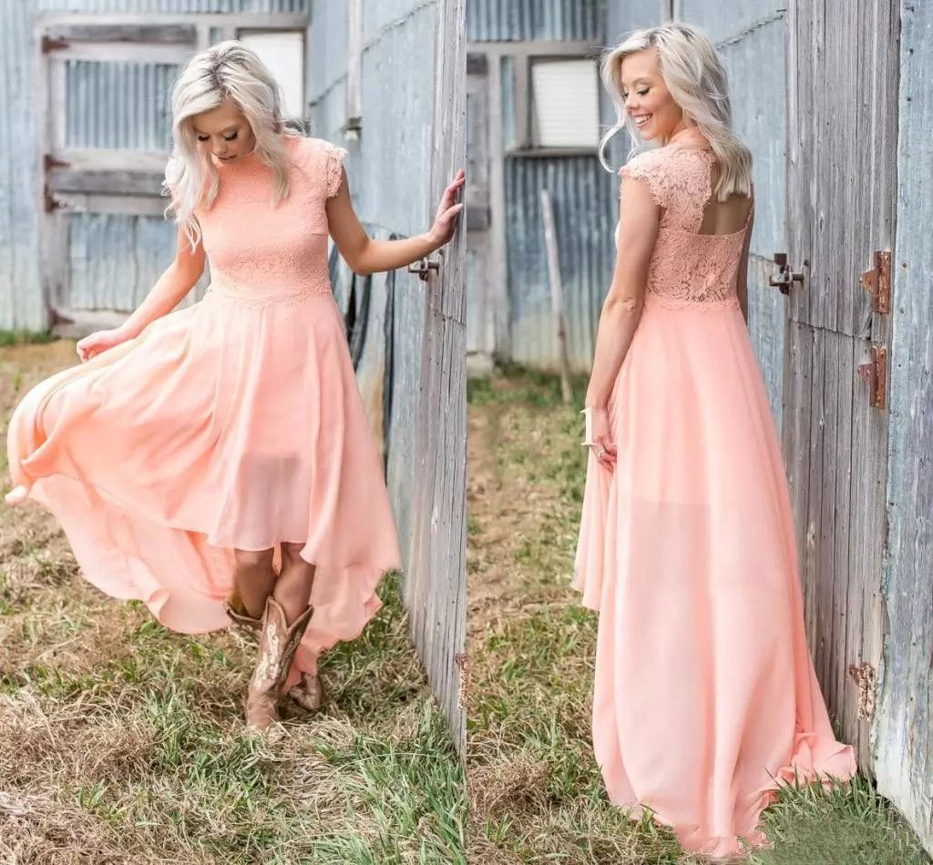 bohemian wedding party dresses