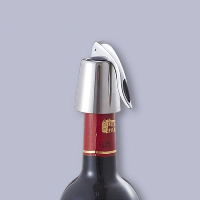 Edelstahl Wiederverwendbare Vakuum Rotwein Flasche Stopper Kappe Stecker NEU~