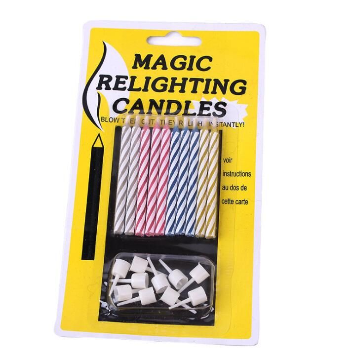 Magic Trick Relighting Candles Birthday Cake Party Blowing Candle