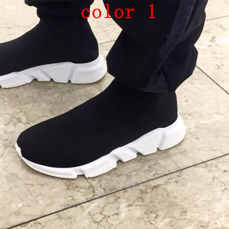 Balenciaga Speed Trainer Black White $4494 Harrods