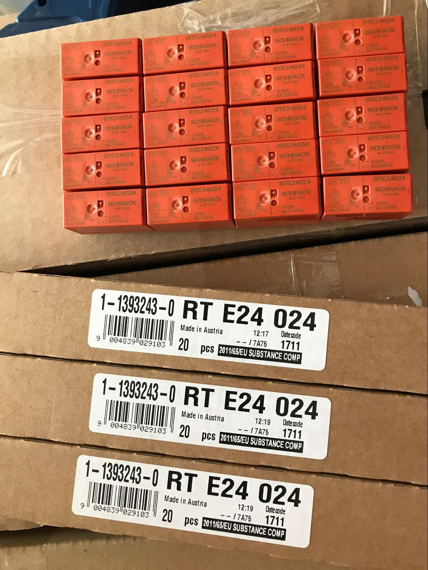 2020 100%Original New TE TYCO SCHRACK RTE24005 RTE24012 RTE24024 ...