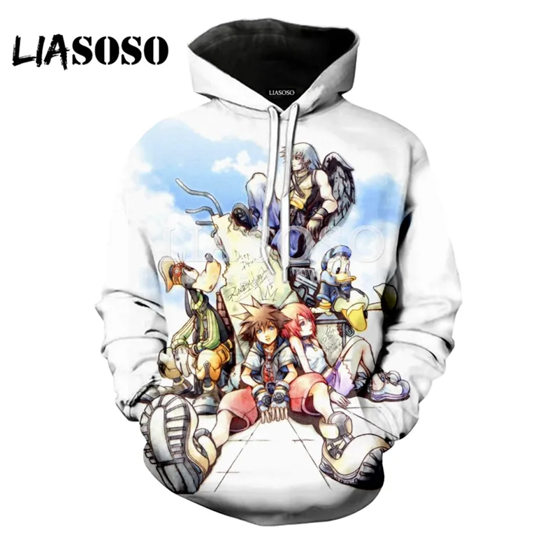Cool Men/Women's Kingdom Hearts 3D Print Sweatshirt hoodies casual tops UK60