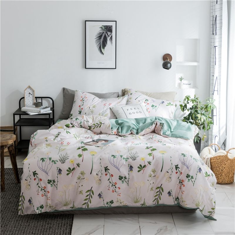 Summer Autumn New Plants Duvet Cover Set 100 Coon Bedding Sets