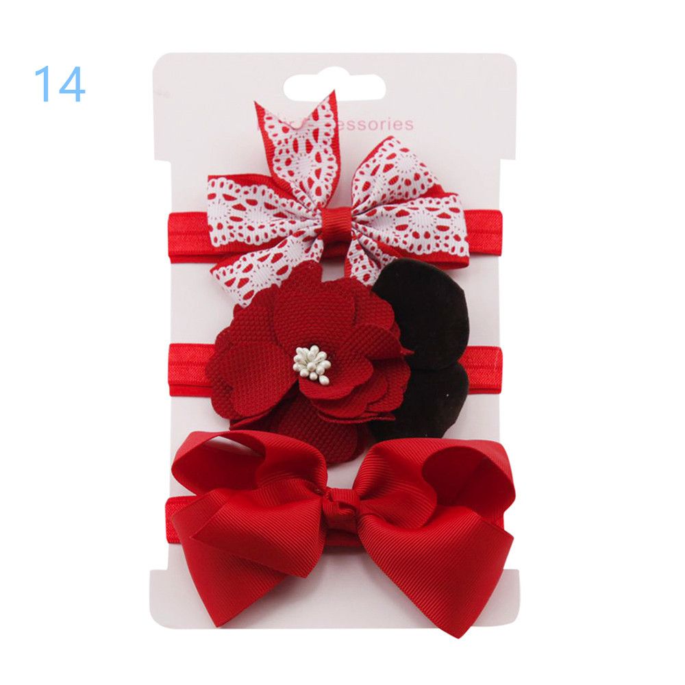 Girls Accessories Baby Hairband Set Headwear Kids Elastic Floral Hair