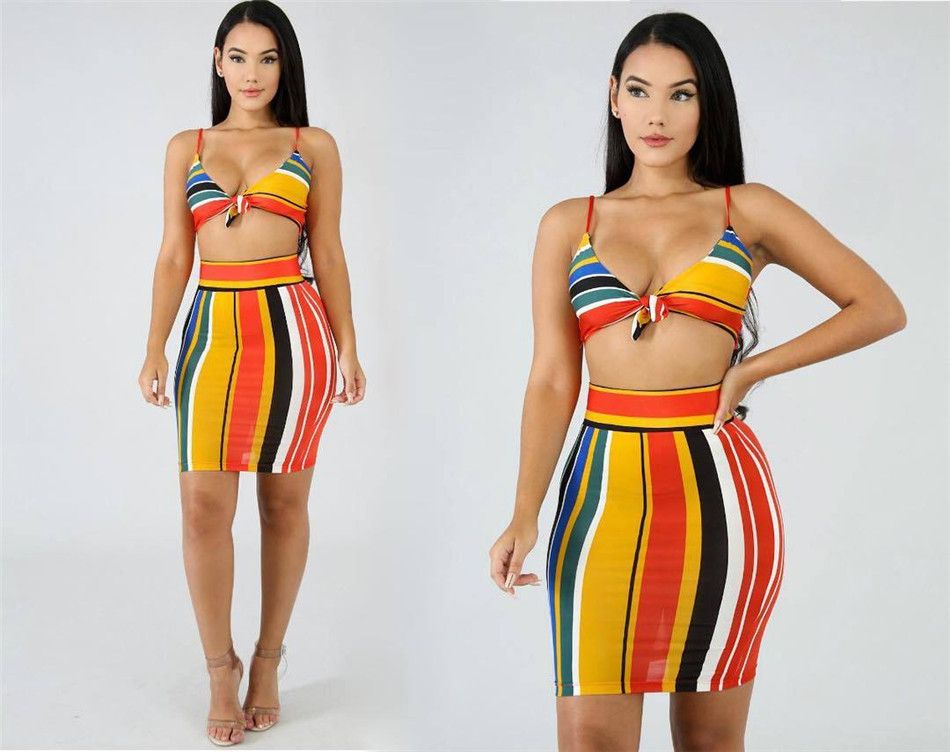 Compre Raya Sexy Vestido De Dos Piezas Traje Falda Corta TOP Vestido Sin  Tirantes Traje Chica Caliente De La Playa Club Nocturno Conjuntos Calientes  NB 180 A 29,02 € Del Memedewen | Es.Dhgate.Com