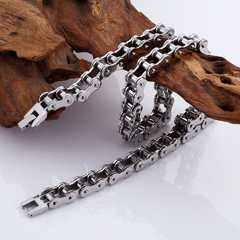 stainless bicycle chain
