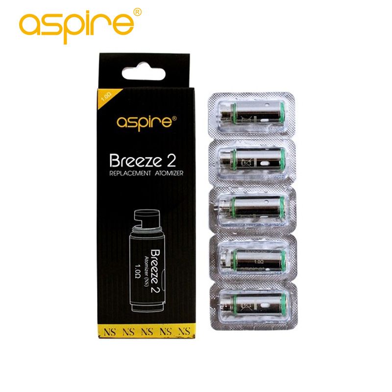Aspire Breeze 2 Coil 1 0ohm Breeze 6ohm 1 2ohm Replacement Atomizer For Electronic Cigarette Breeze2 Kit 100 Original From Aspiremall 1 28 Dhgate Com